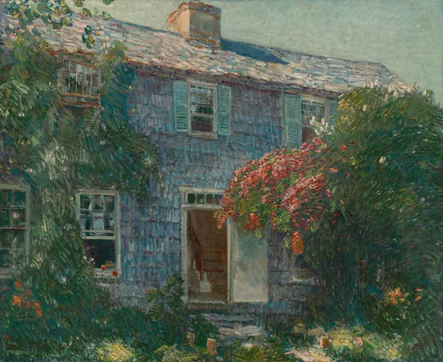 Old House at East Hampton, Childe Hassam