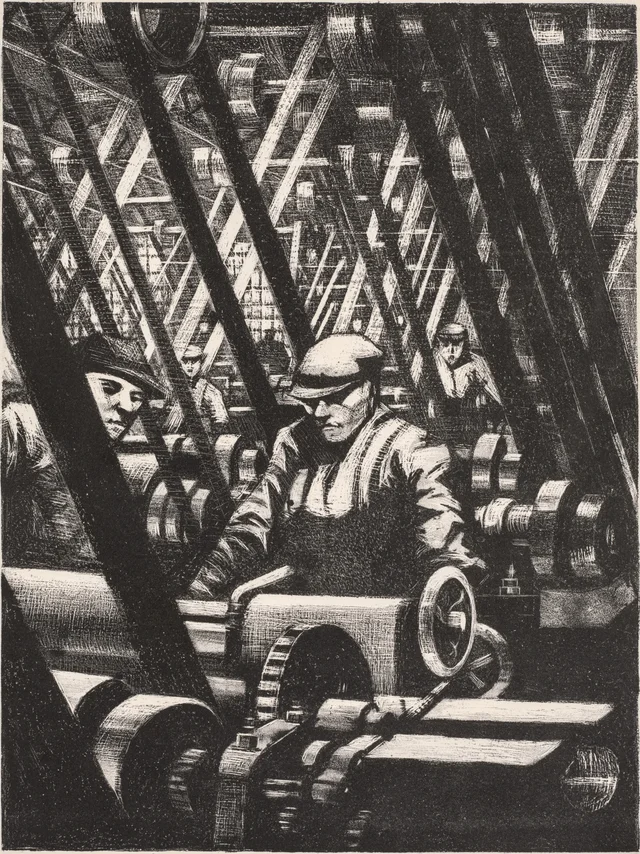 Building Aircraft: Making the Engine, Christopher Richard Wynne Nevinson