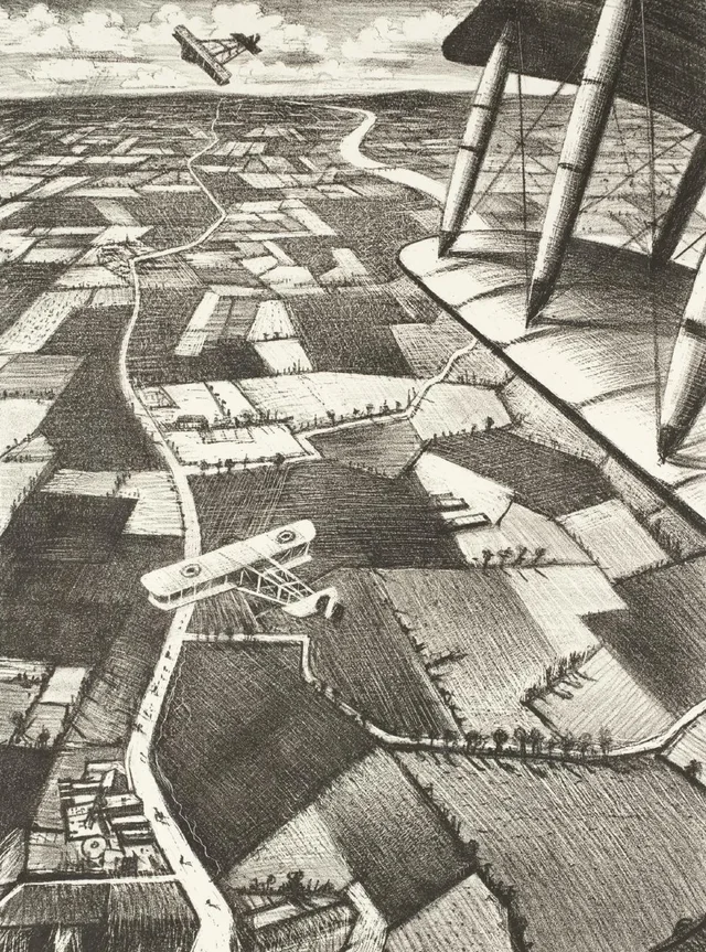 En el aire, Christopher Richard Wynne Nevinson