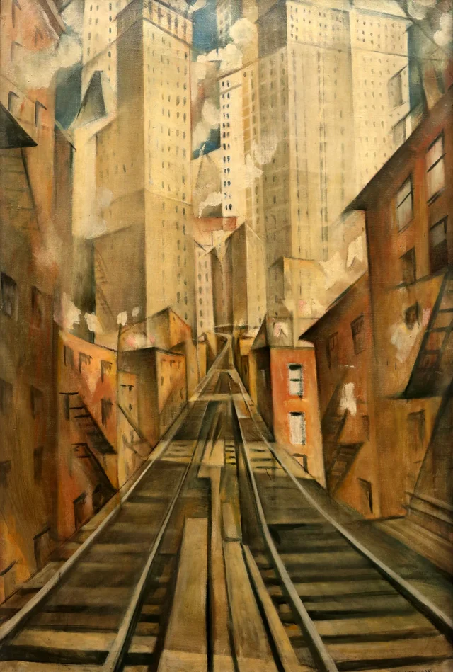 El alma de la ciudad sin alma («Nueva York, una abstracción»), Christopher Richard Wynne Nevinson