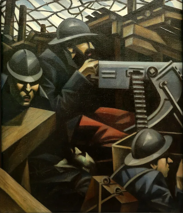 La Mitrailleuse, Christopher Richard Wynne Nevinson