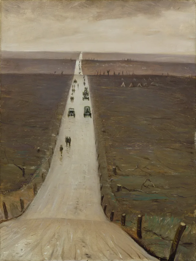 The Road from Arras to Bapaume, Christopher Richard Wynne Nevinson
