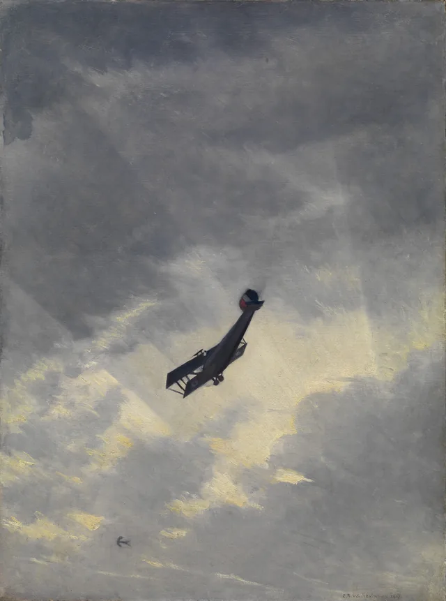 Swooping Down on a Hostile Plane, Christopher Richard Wynne Nevinson