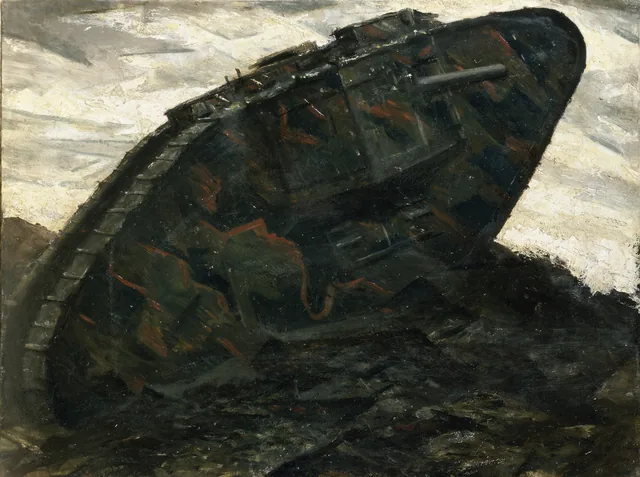 A Tank, Christopher Richard Wynne Nevinson