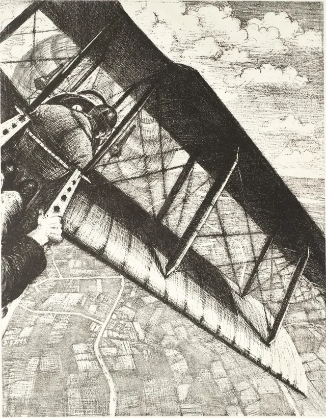 Banking at 4000 Feet, Christopher Richard Wynne Nevinson