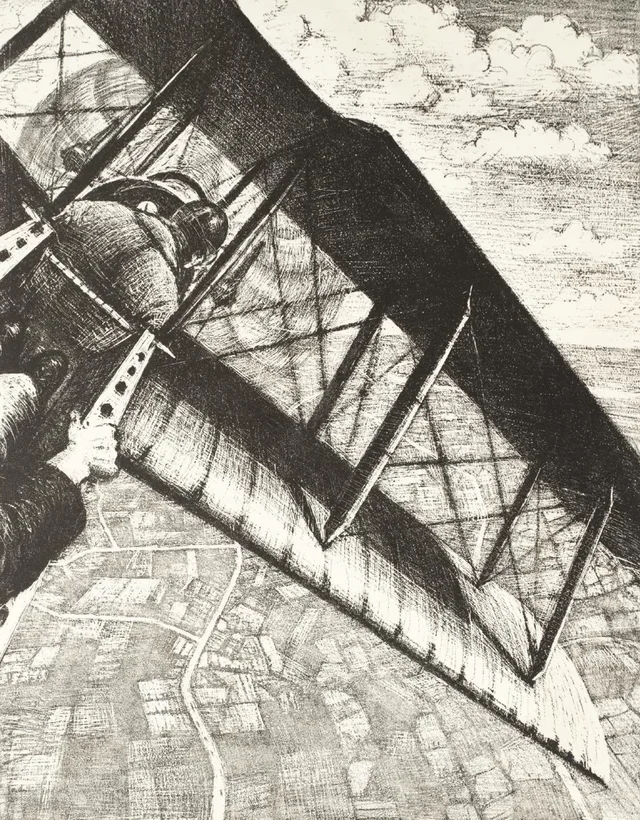 Viraje a 4.000 pies, Christopher Richard Wynne Nevinson
