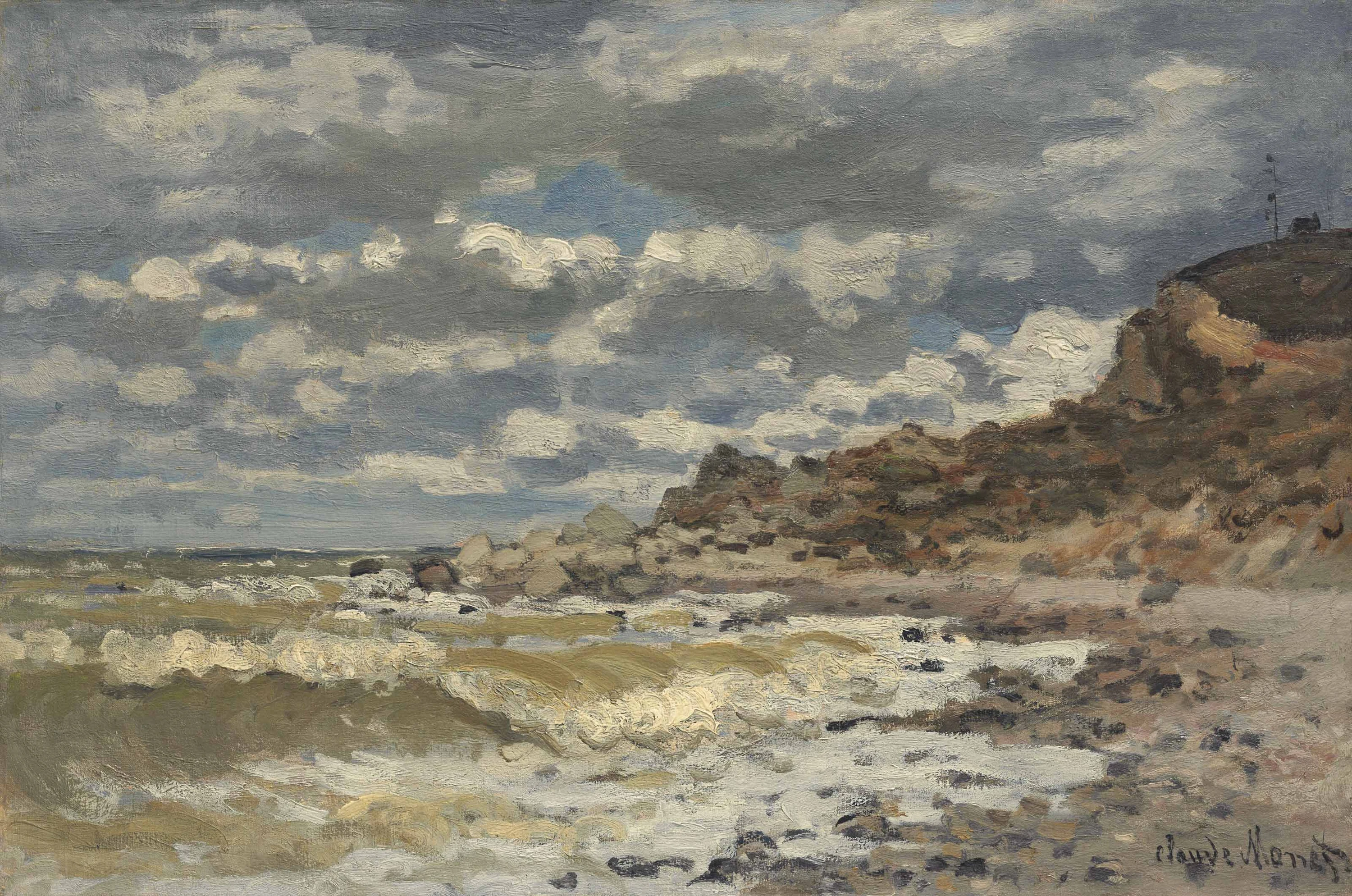 Bord de mer à Sainte-Adresse, Claude Monet