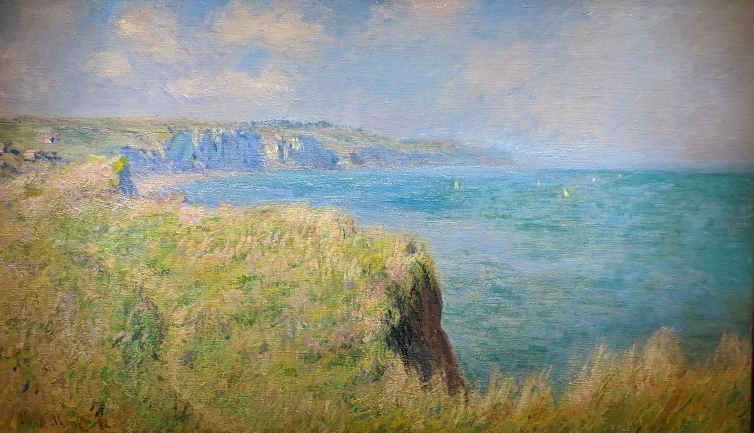 Bord des falaises à Pourville, Claude Monet
