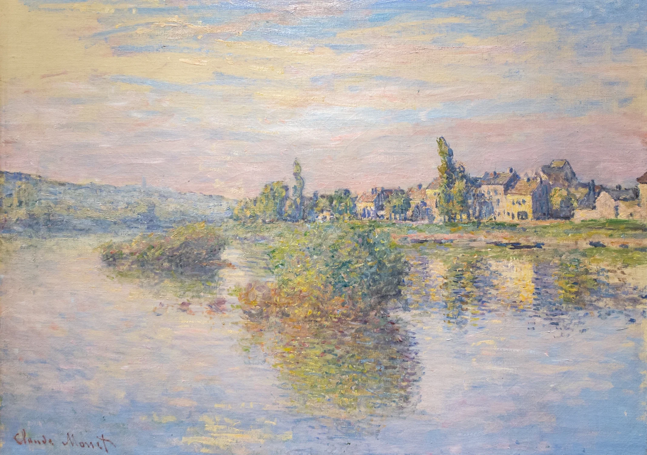 Bords de la Seine à Lavacourt, Claude Monet