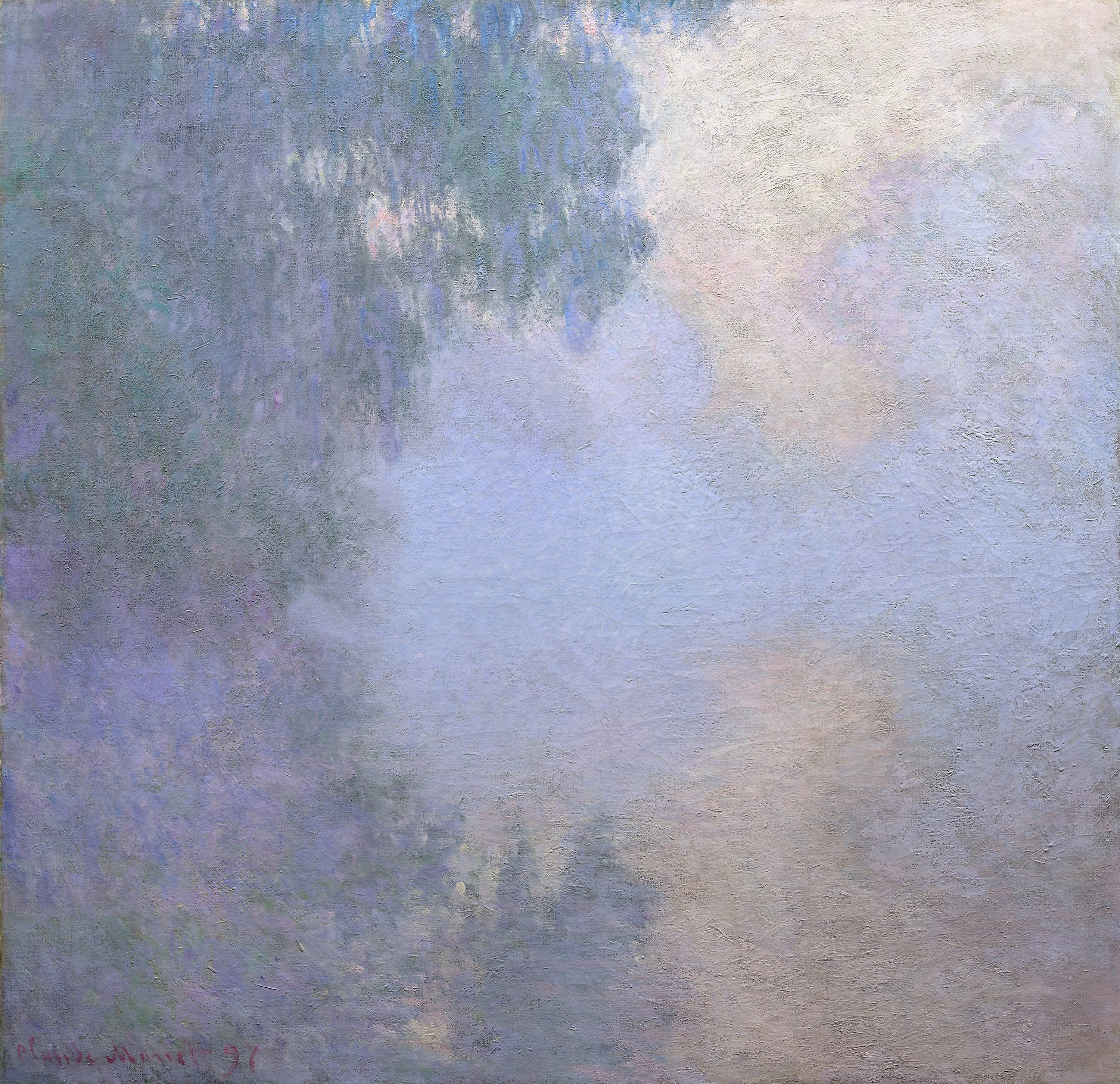 Branch of the Seine near Giverny (Mist), from the series "Mornings on the Seine", Claude Monet