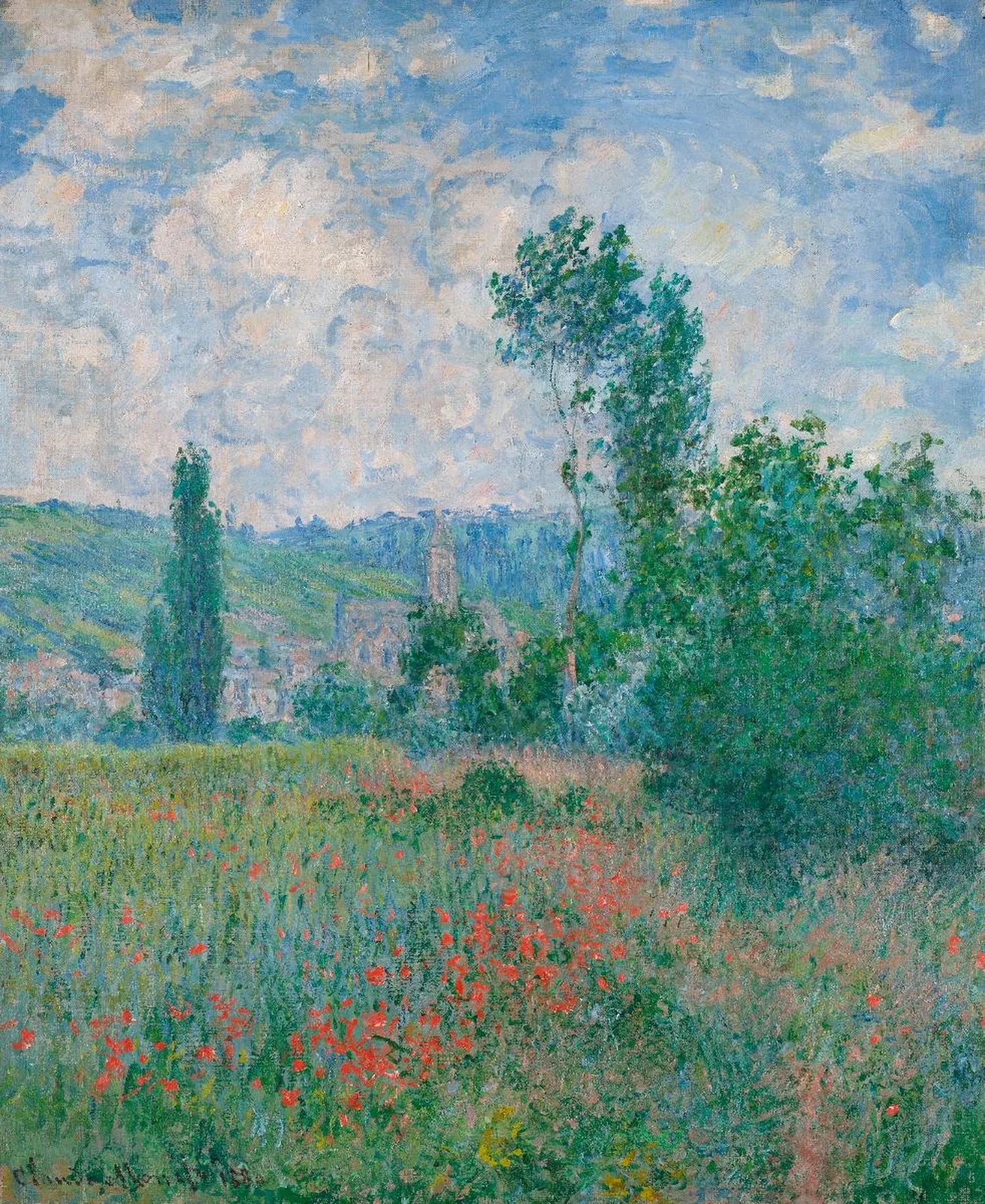 Champ de coquelicots, Claude Monet
