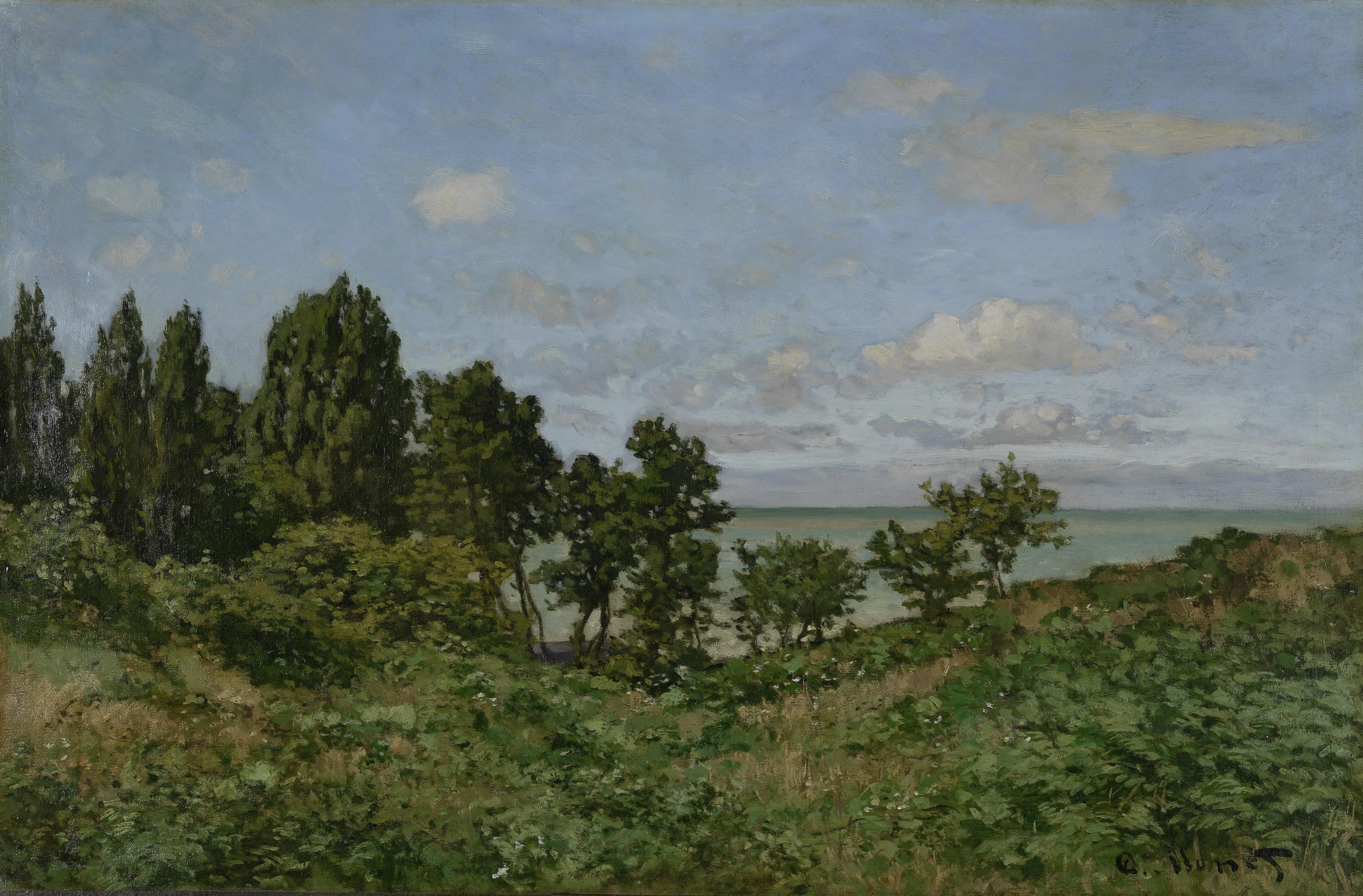 Coastal landscape, Claude Monet