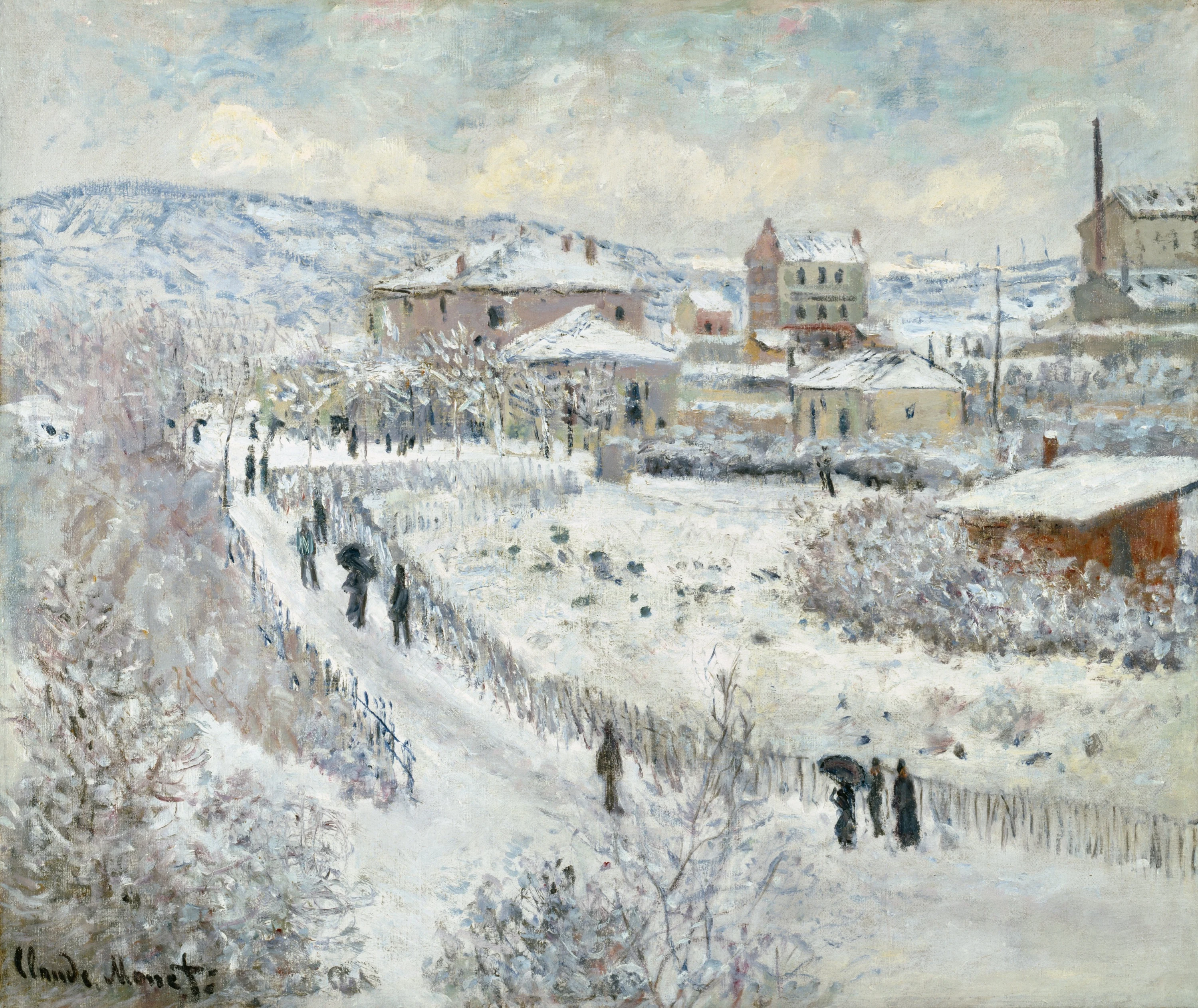 Effet de neige à ArgenteuilAlternate, Claude Monet