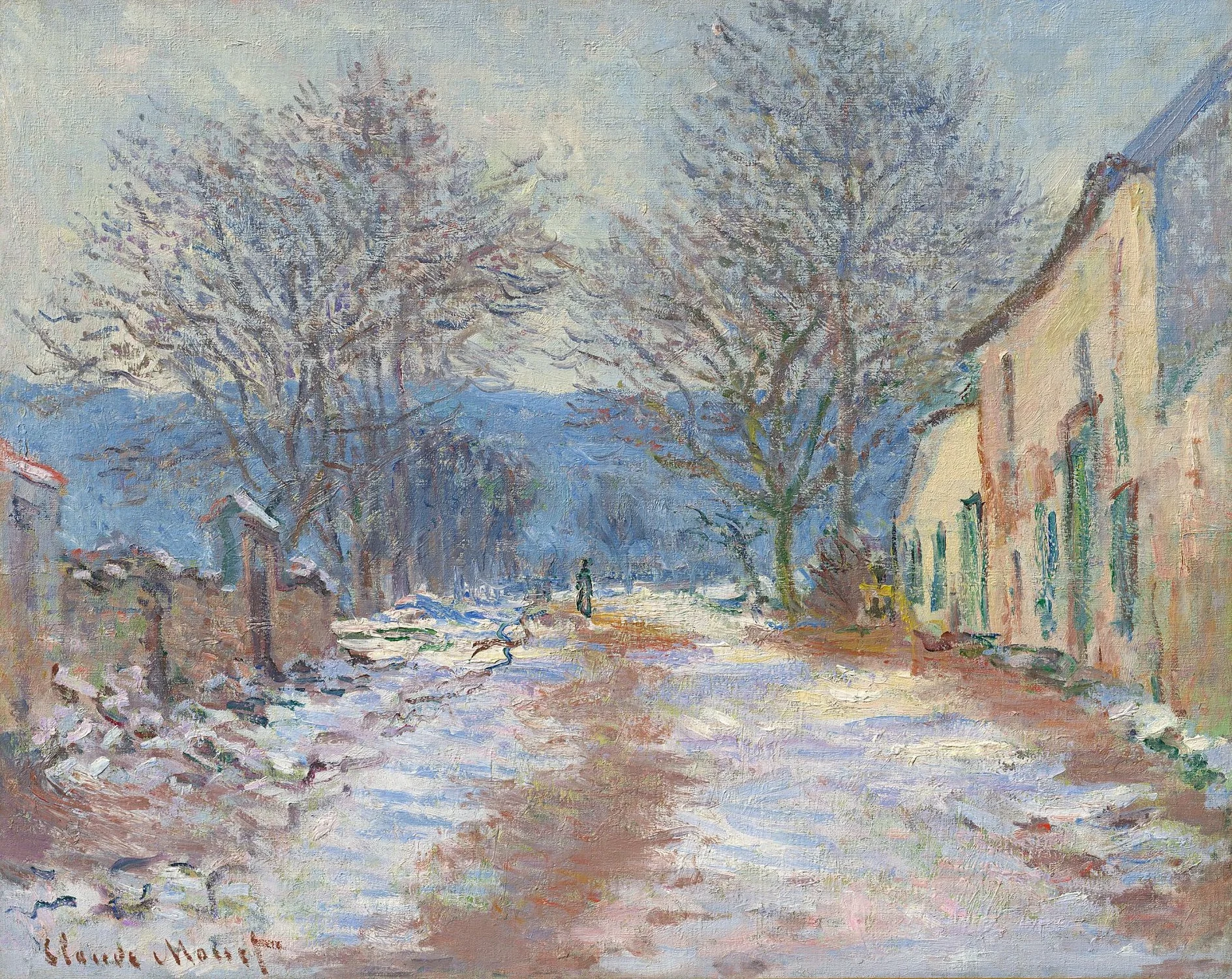 Effet de neige à Limetz, Claude Monet