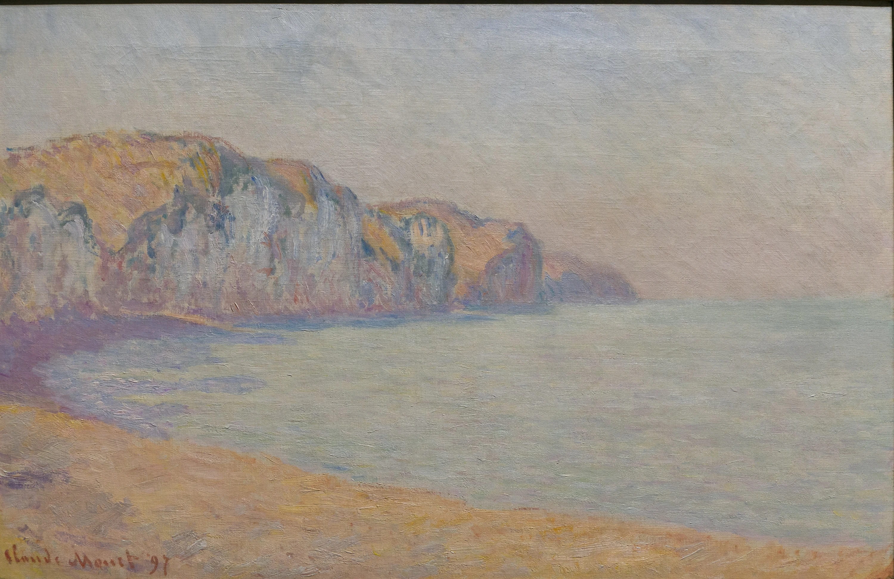 Falaise de Pourville, le matin, Claude Monet