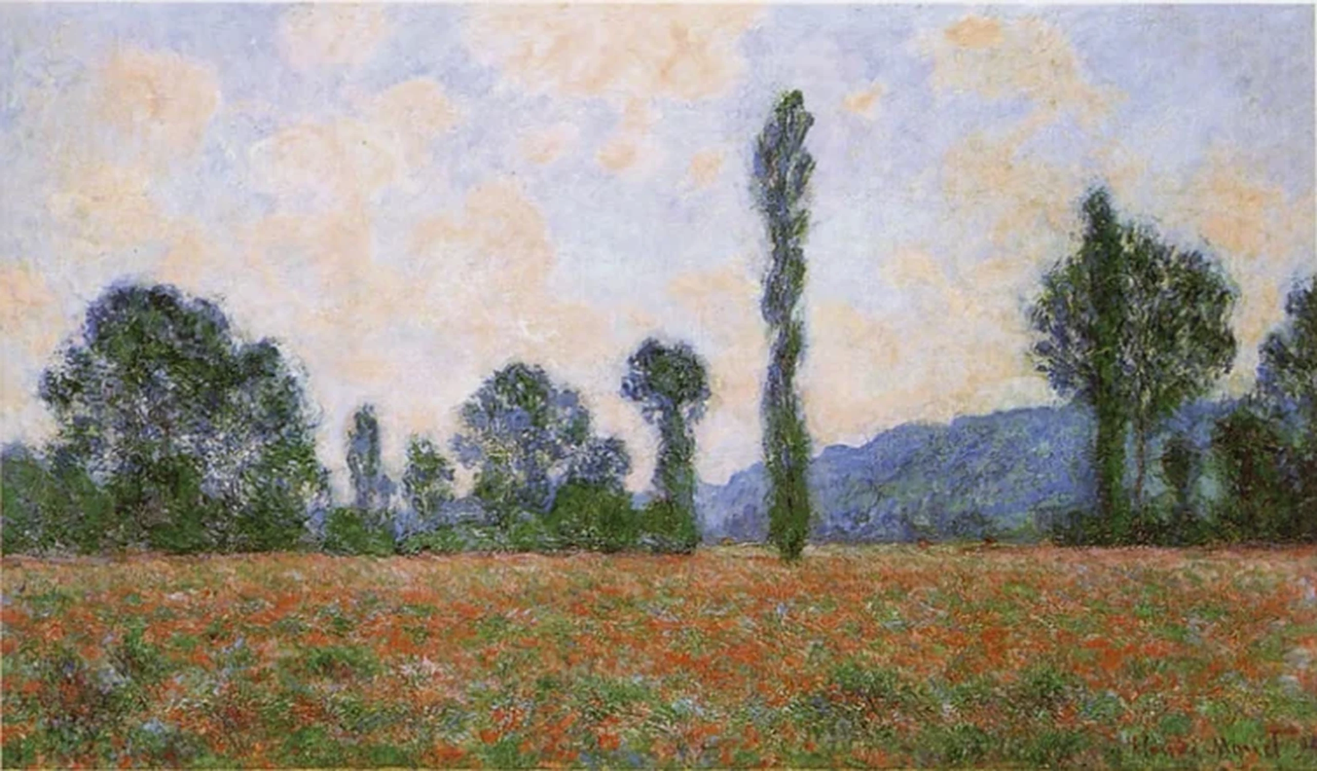 Field of Poppies, Claude Monet