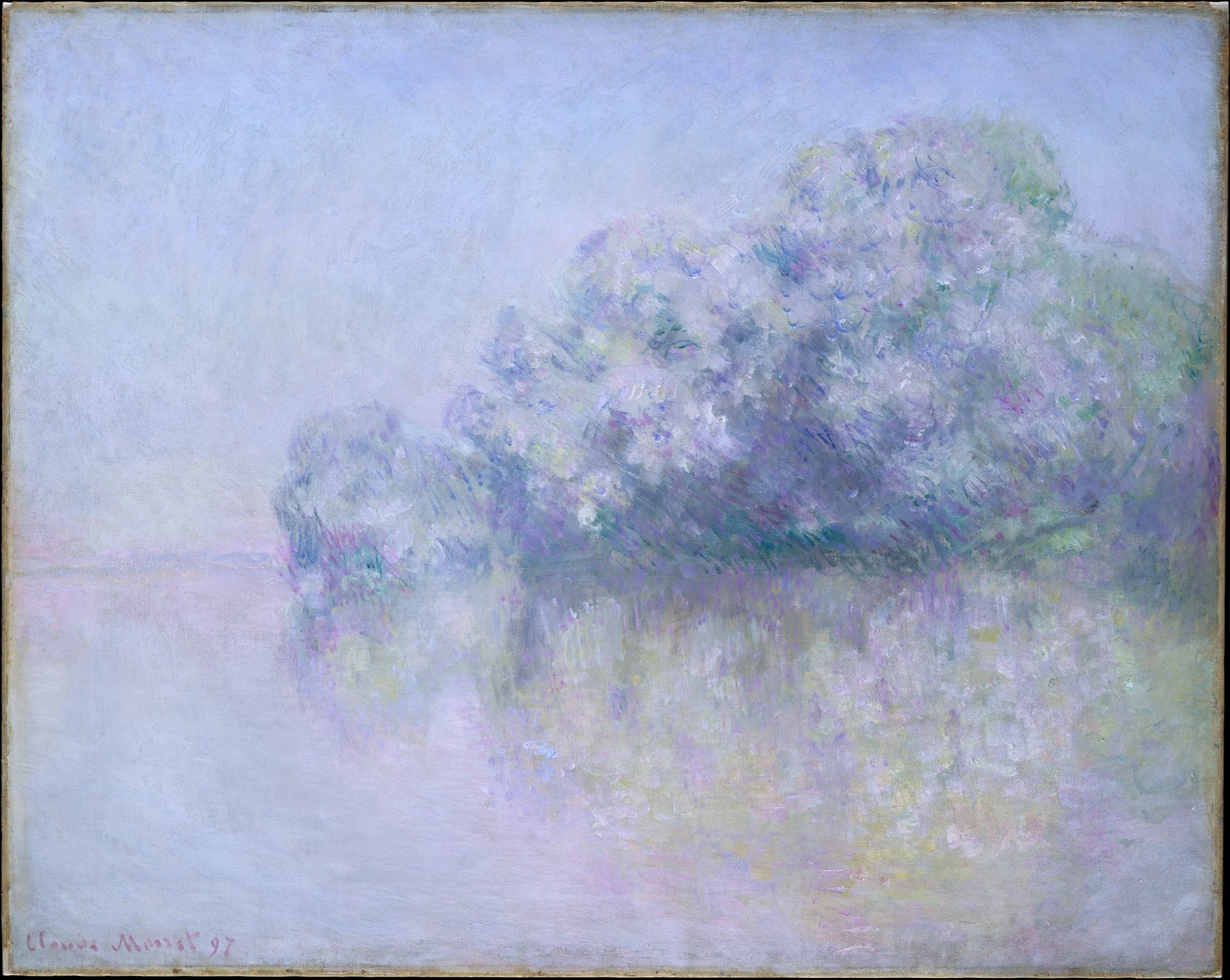 Île aux Orties near Vernon, Claude Monet