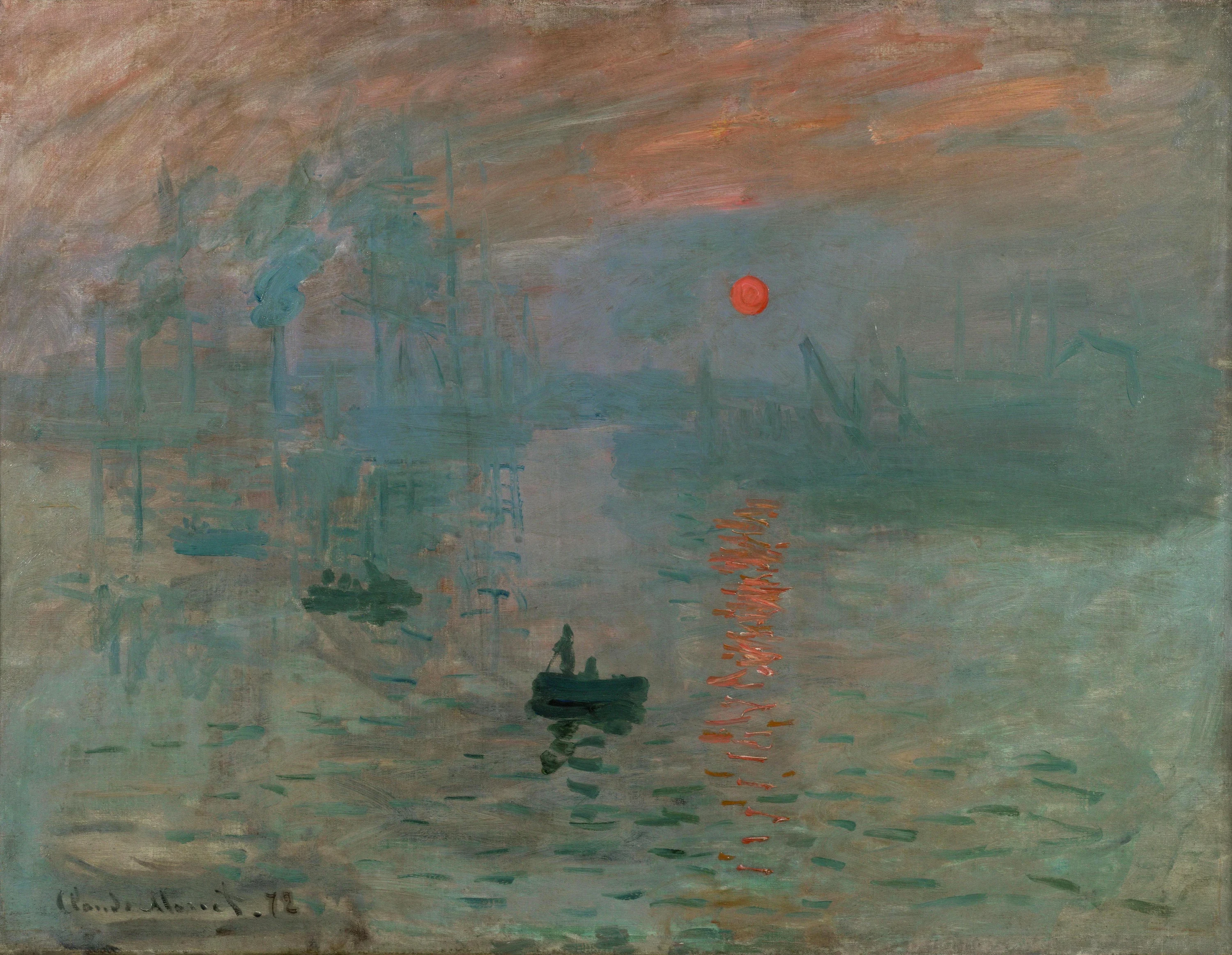 Impression, Soleil levant, Claude Monet