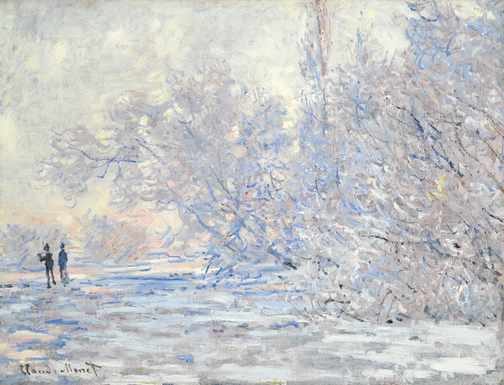 Le givre à Giverny, Claude Monet