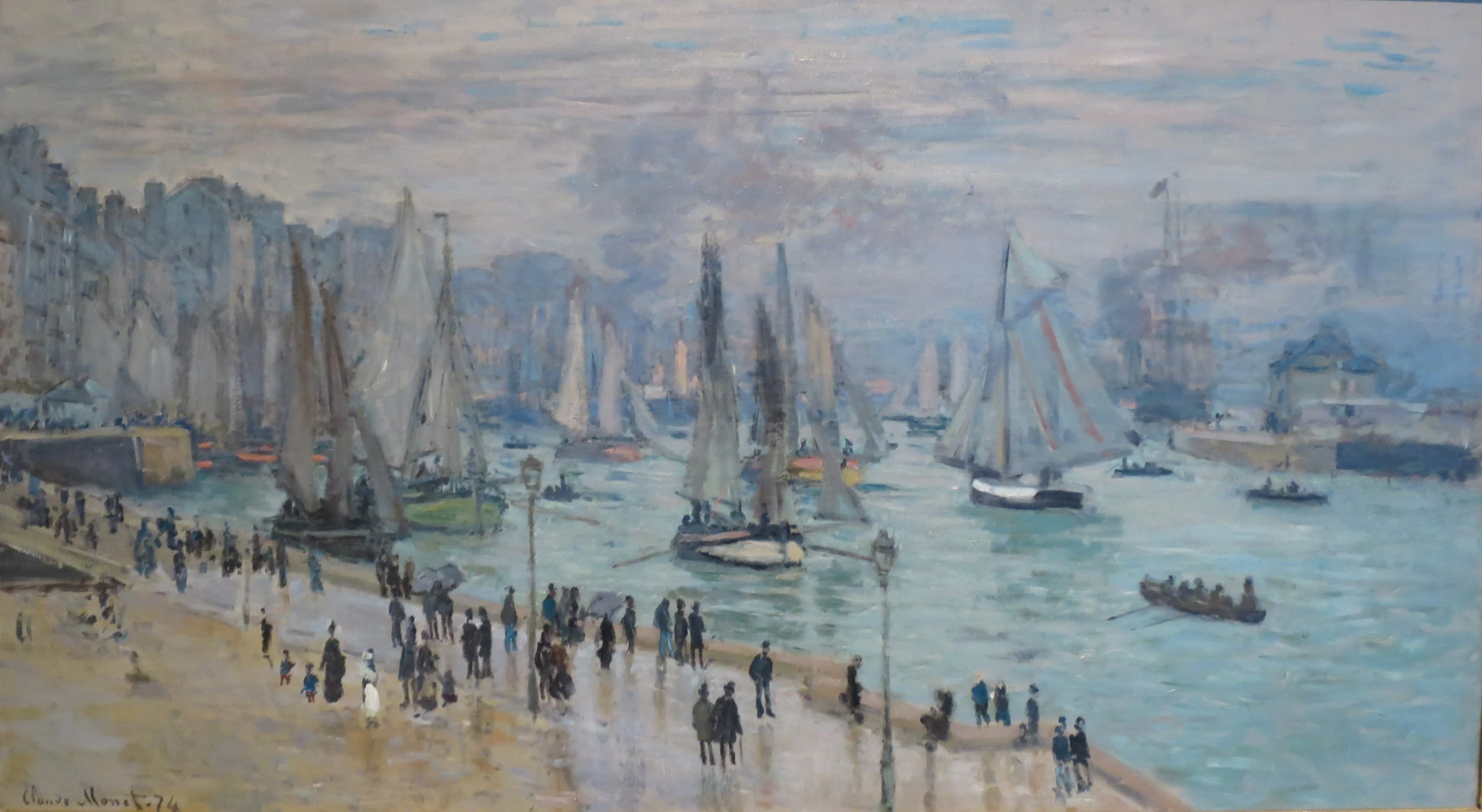 Le Havre, bateaux de pêche sortant du port, Claude Monet
