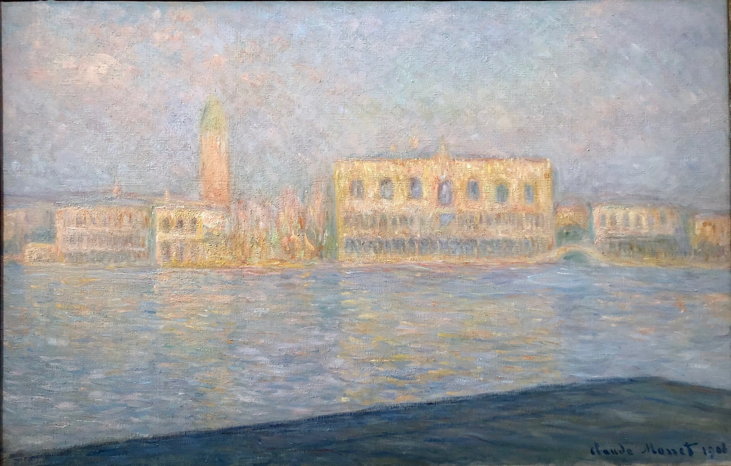 Le Palais Ducal vu de Saint-Georges Majeur, Claude Monet