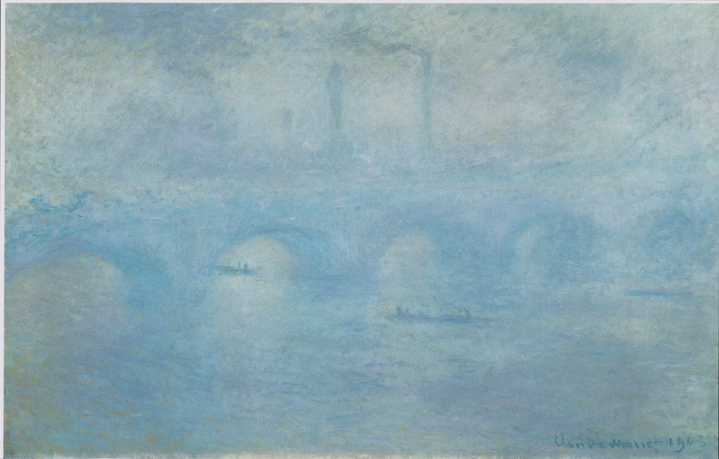 Le Pont de Waterloo. Effet de brouillard, Claude Monet