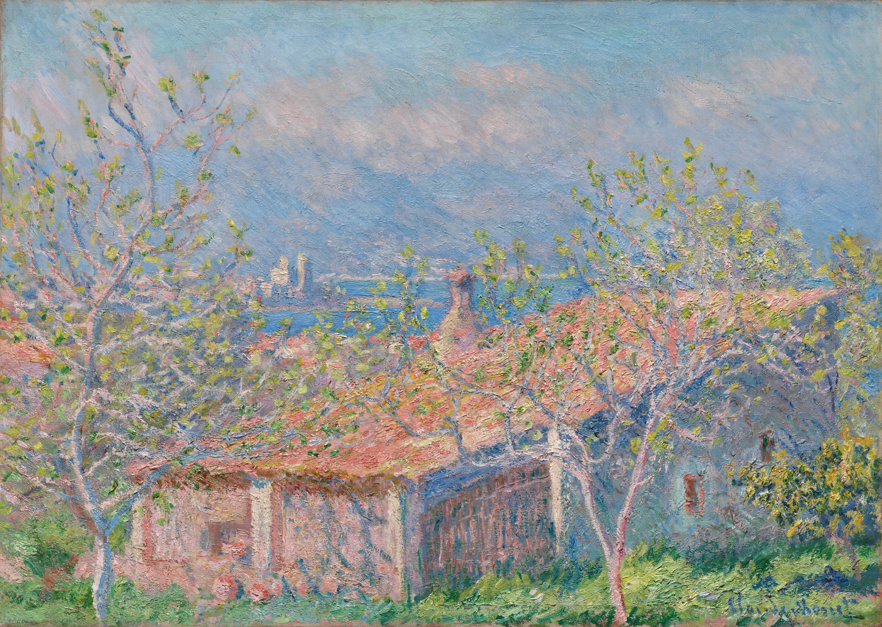 Maison de jardinier à Antibes, Claude Monet