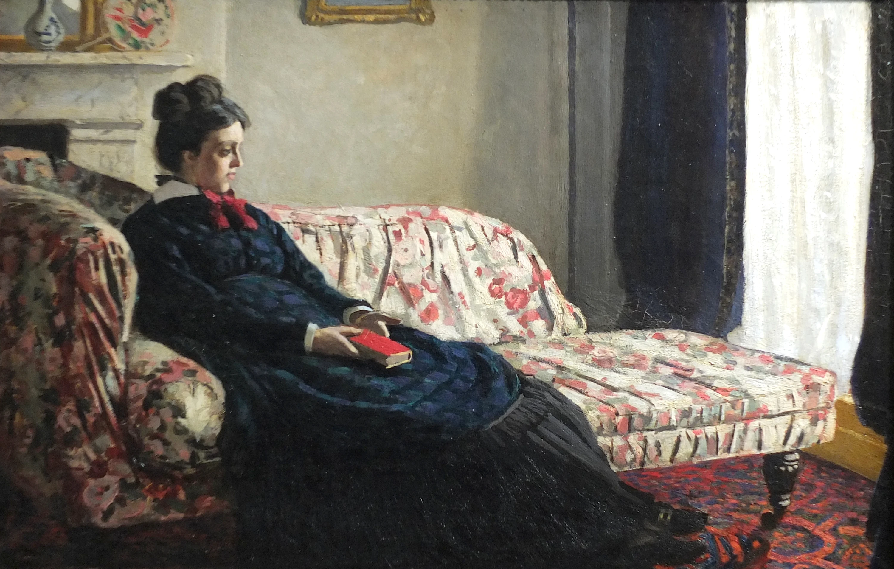 Méditation. Madame Monet au canapé, Claude Monet