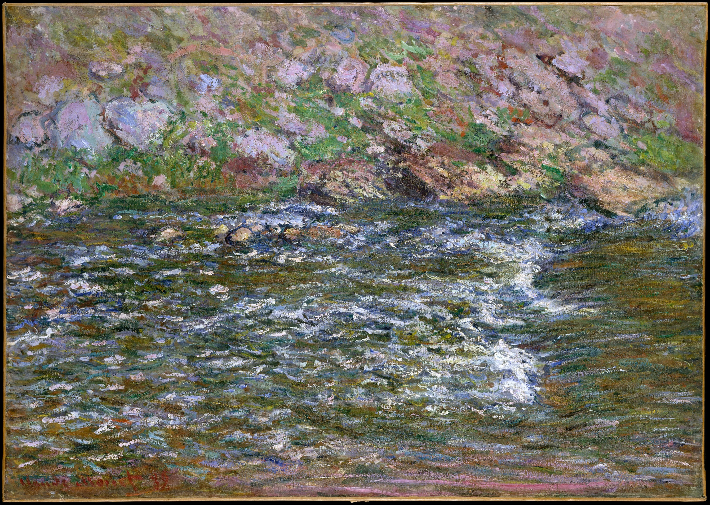 Rapids on the Petite Creuse at Fresselines, Claude Monet