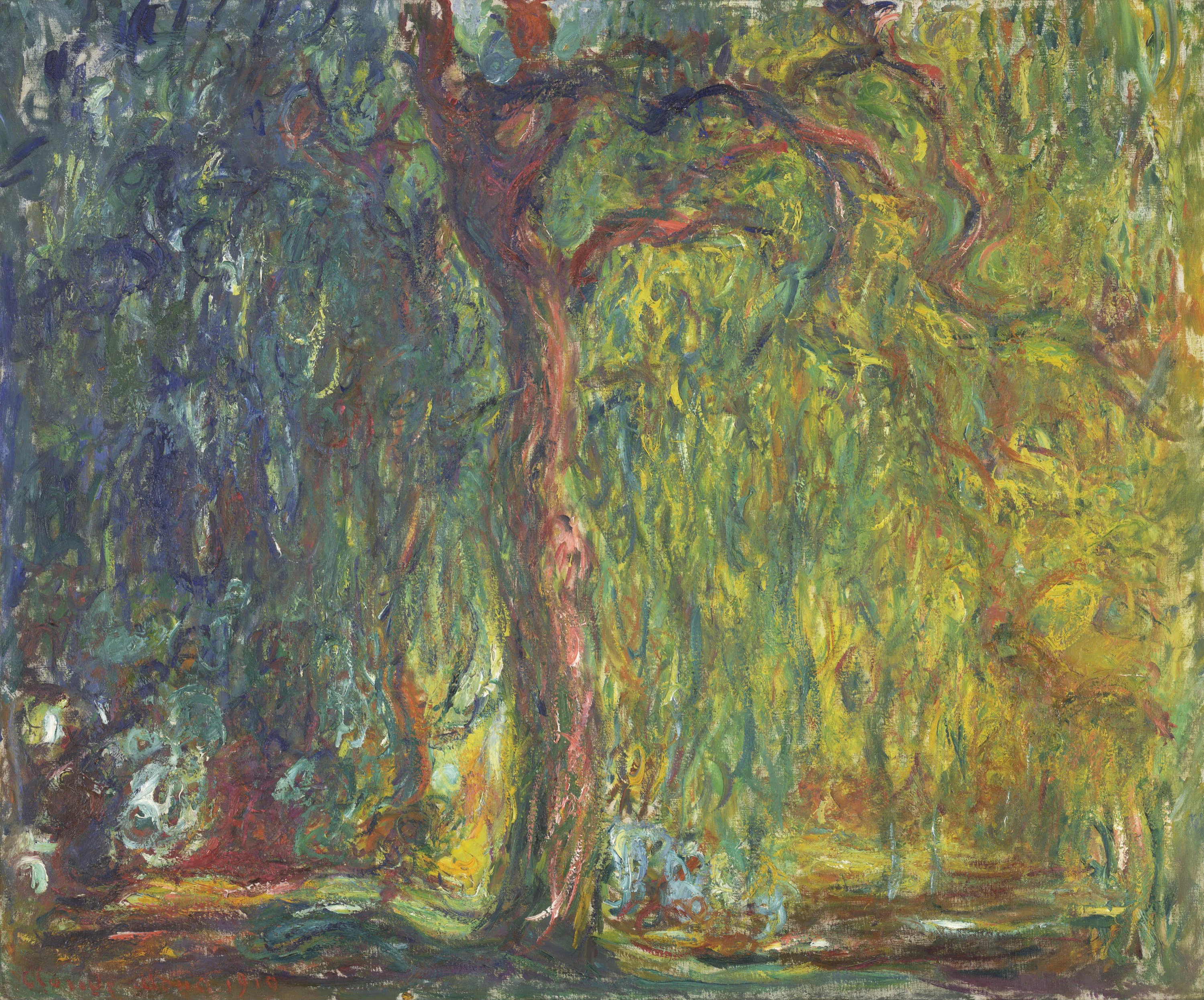 Saule pleureur, Claude Monet