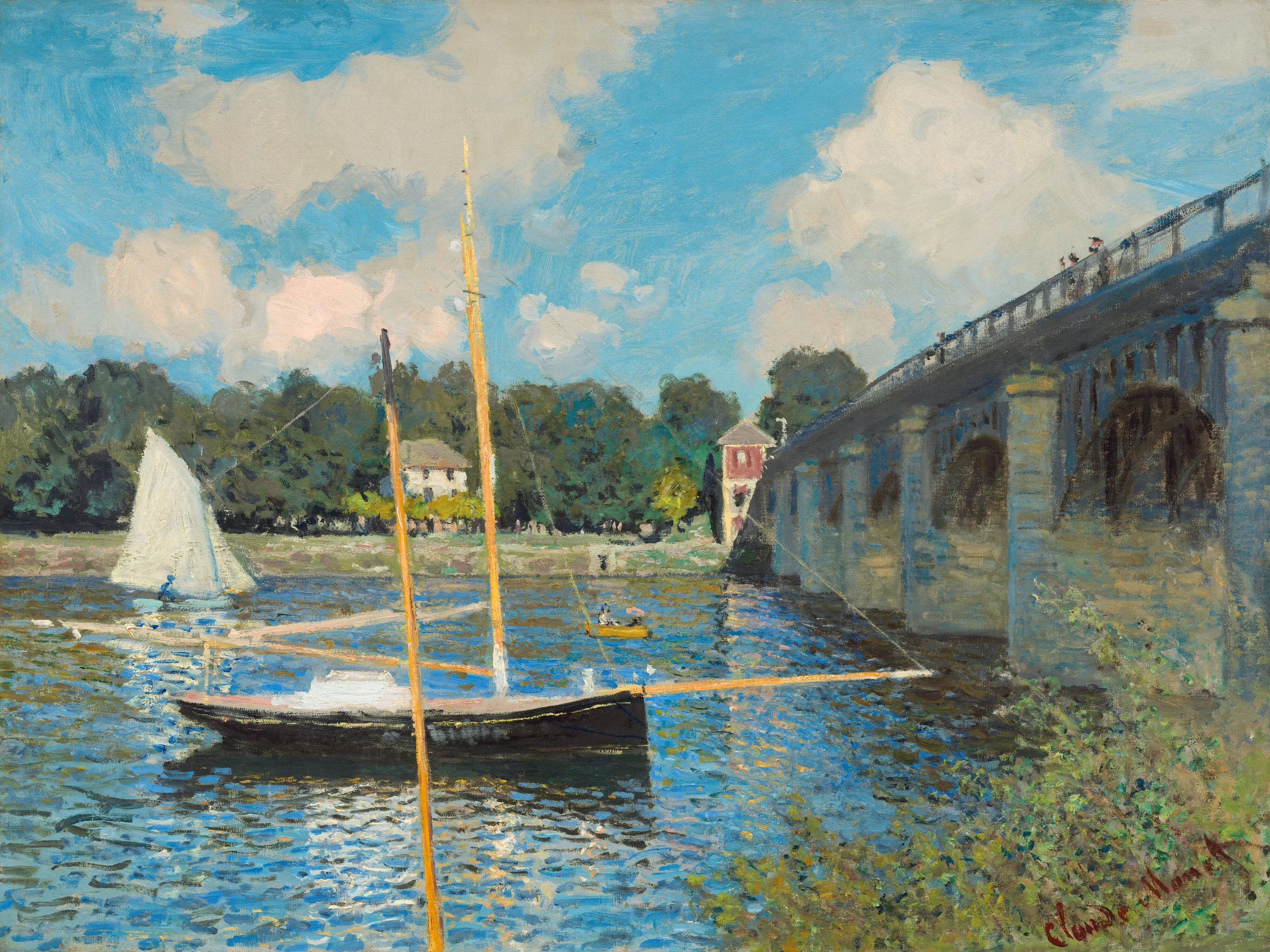 The Bridge at Argenteuil, Claude Monet