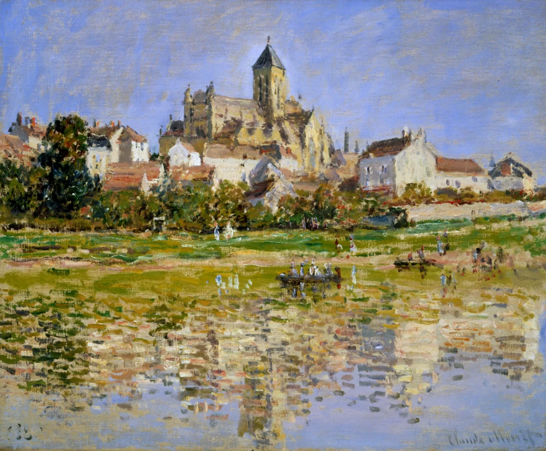 The Church at Vétheuil, Claude Monet
