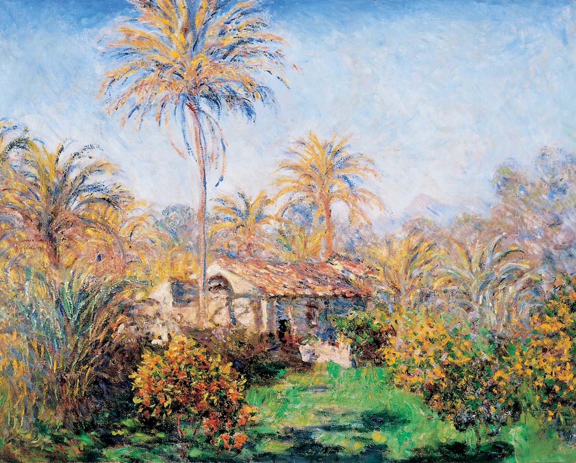 Un coin de ferme à Bordighera, Claude Monet