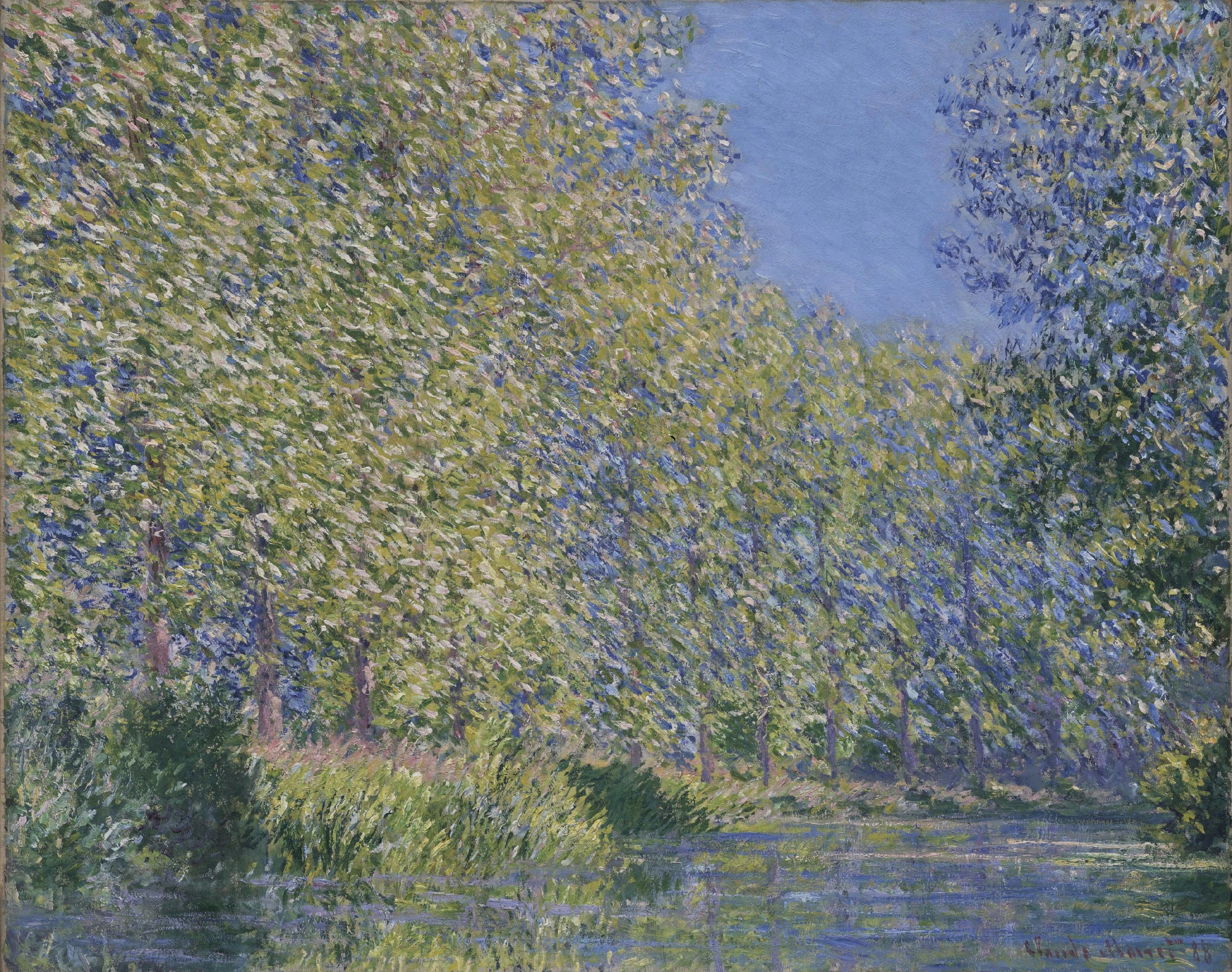 Un tournant de l'Epte près de Giverny, Claude Monet