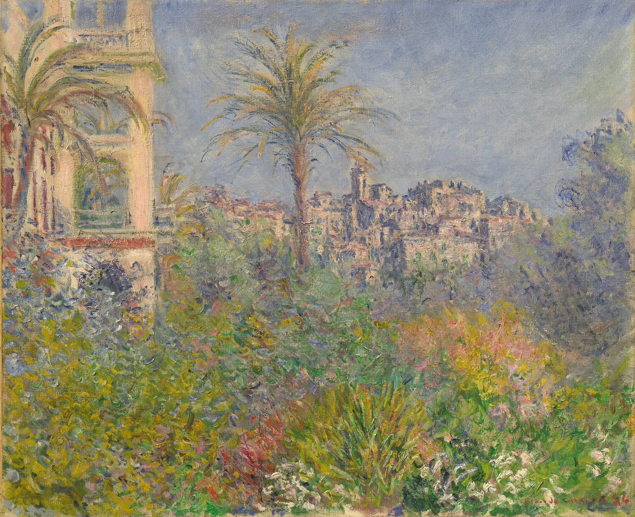 Villas à Bordighera, Claude Monet