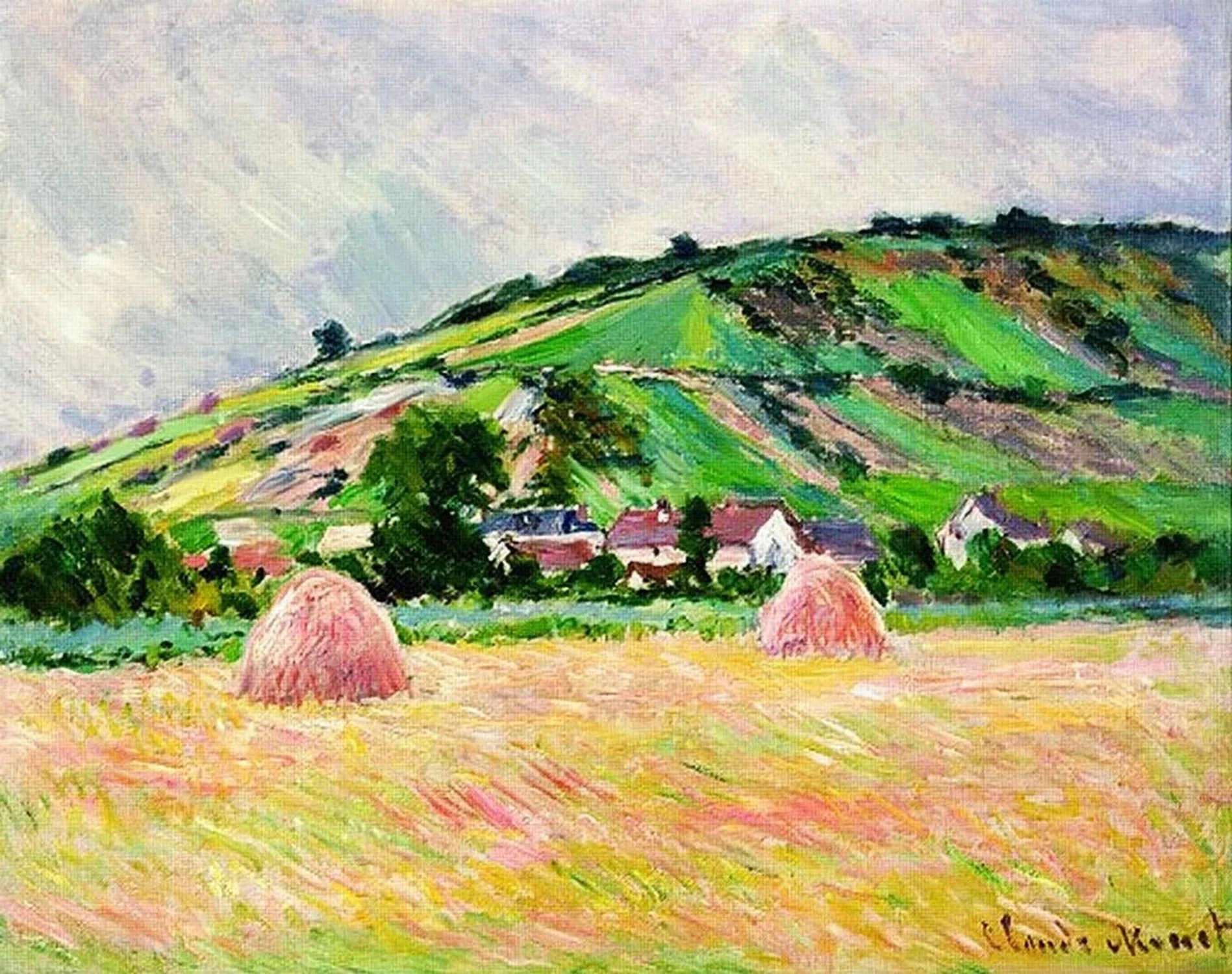 Vue de Giverny, Claude Monet