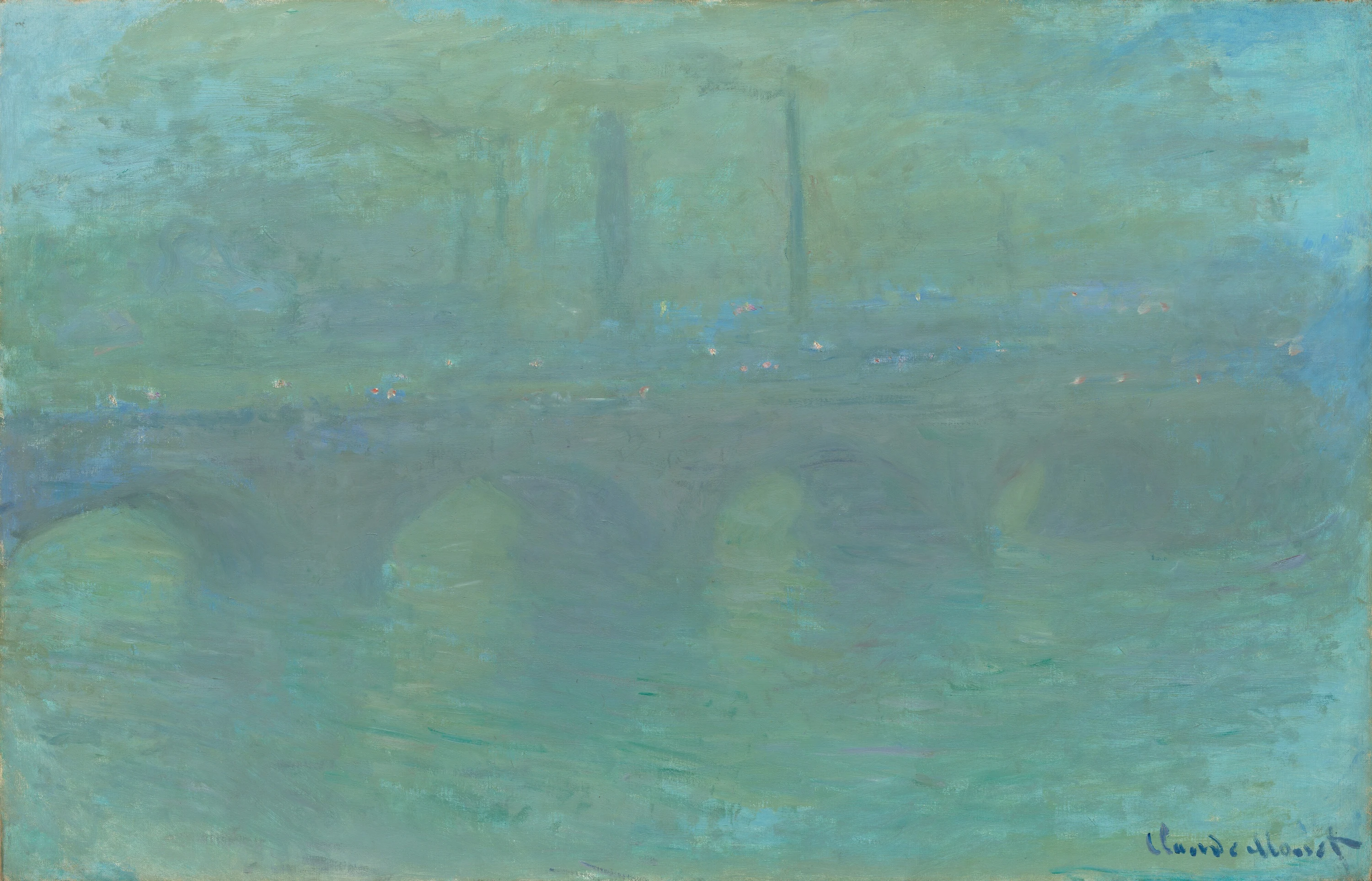 Waterloo Bridge, London, at Dusk, Claude Monet