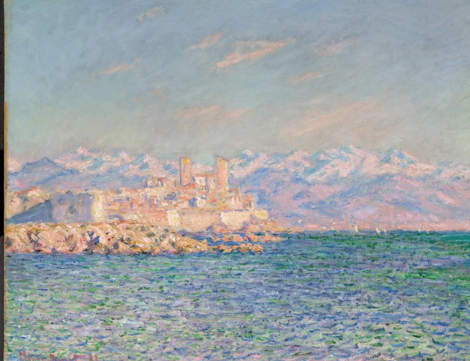 Antibes, effet d'après-midi, Claude Monet