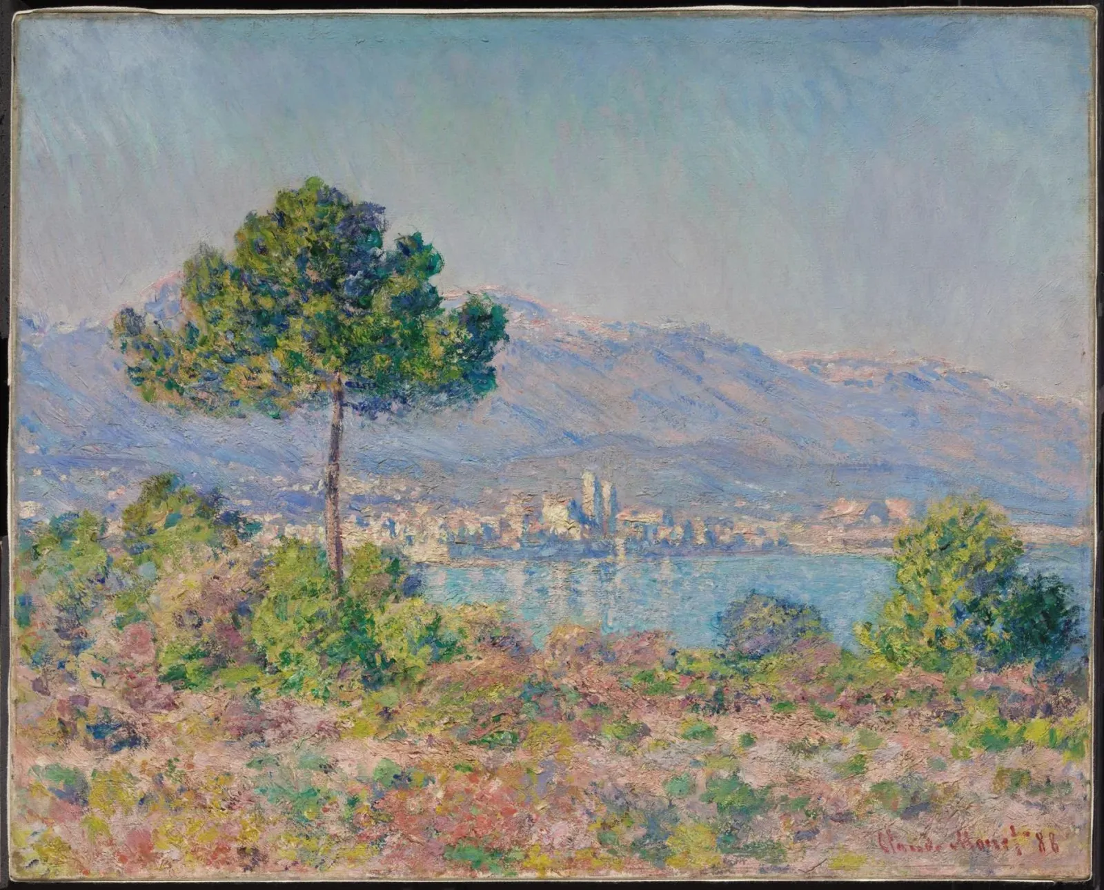 Antibes Seen from the Plateau Notre-Dame, Claude Monet