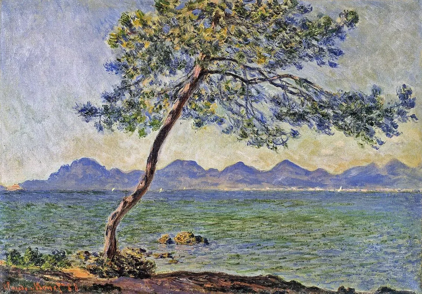Au Cap d'Antibes, Claude Monet