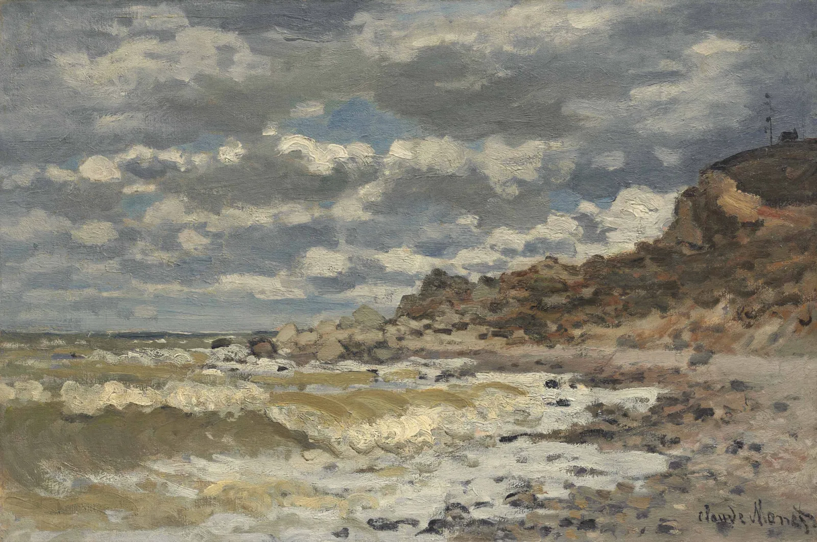 Bord de mer à Sainte-Adresse, Claude Monet