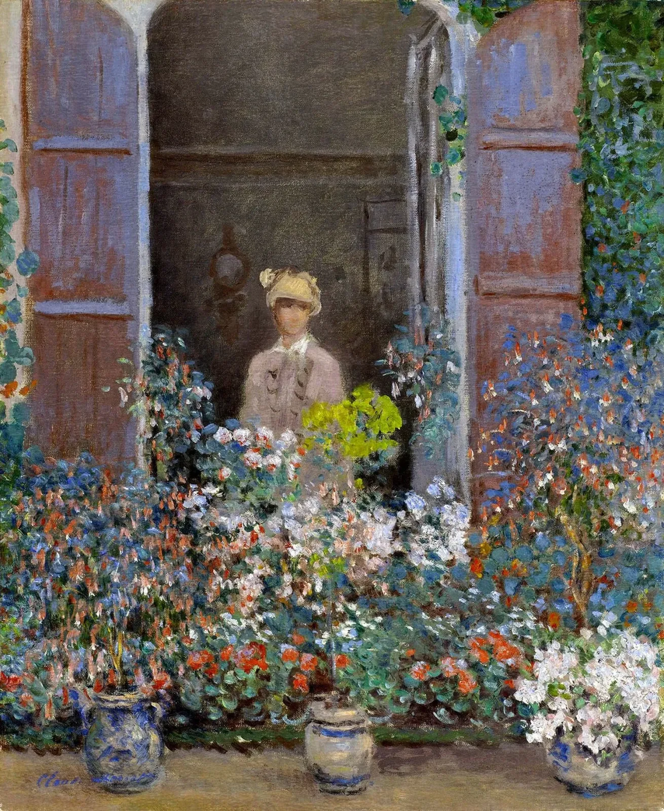Camille Monet à la fenêtre, Claude Monet