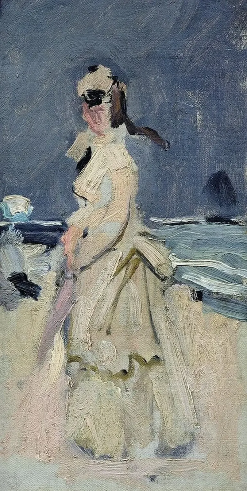 Camille sur la plage, Claude Monet