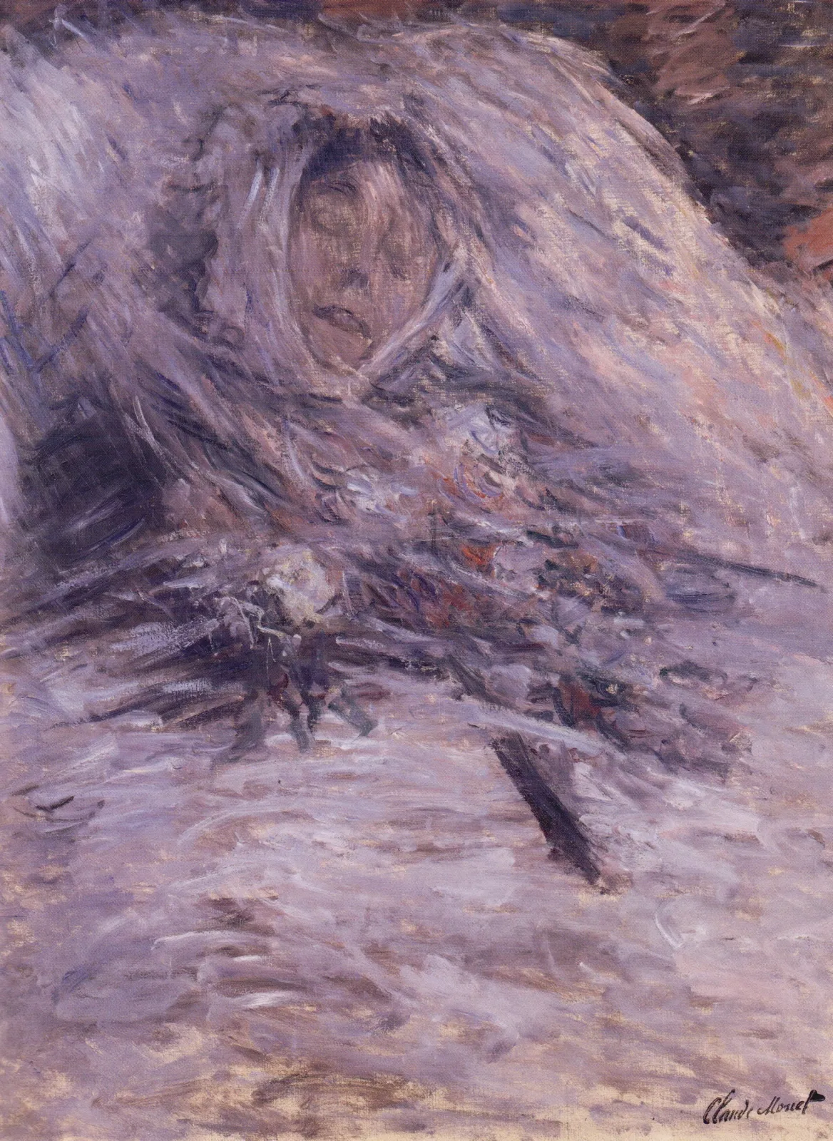 Camille sur son lit de mort, Claude Monet