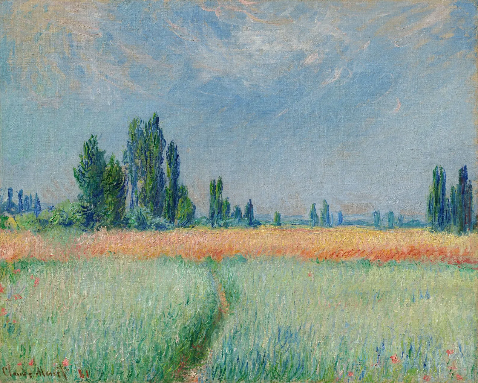 Champ de blé, Claude Monet