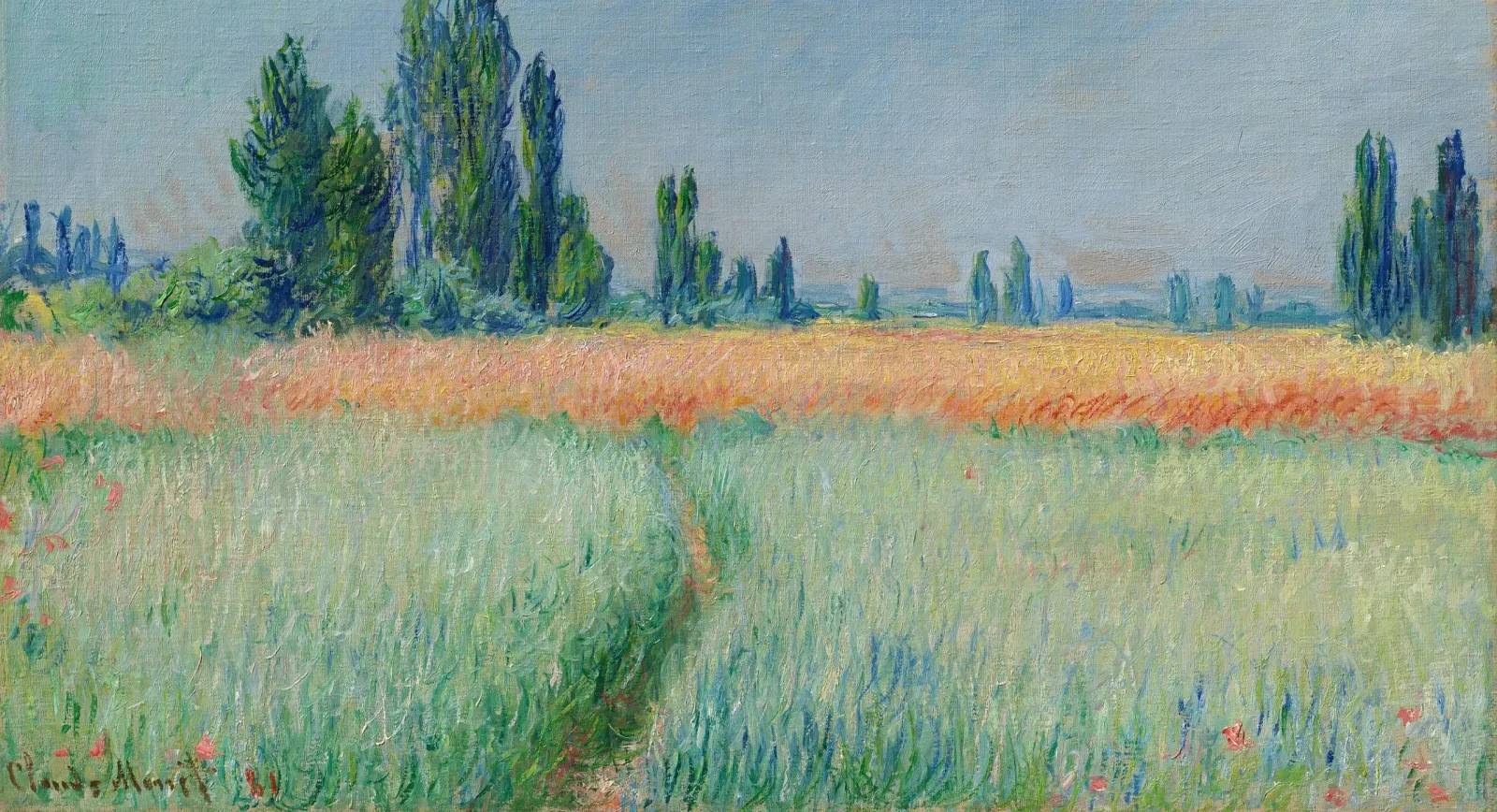 Champ de blé, Claude Monet