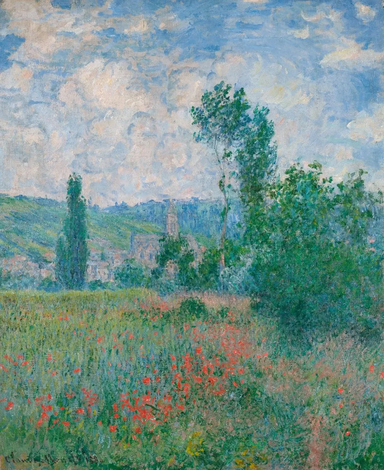 Champ de coquelicots, Claude Monet