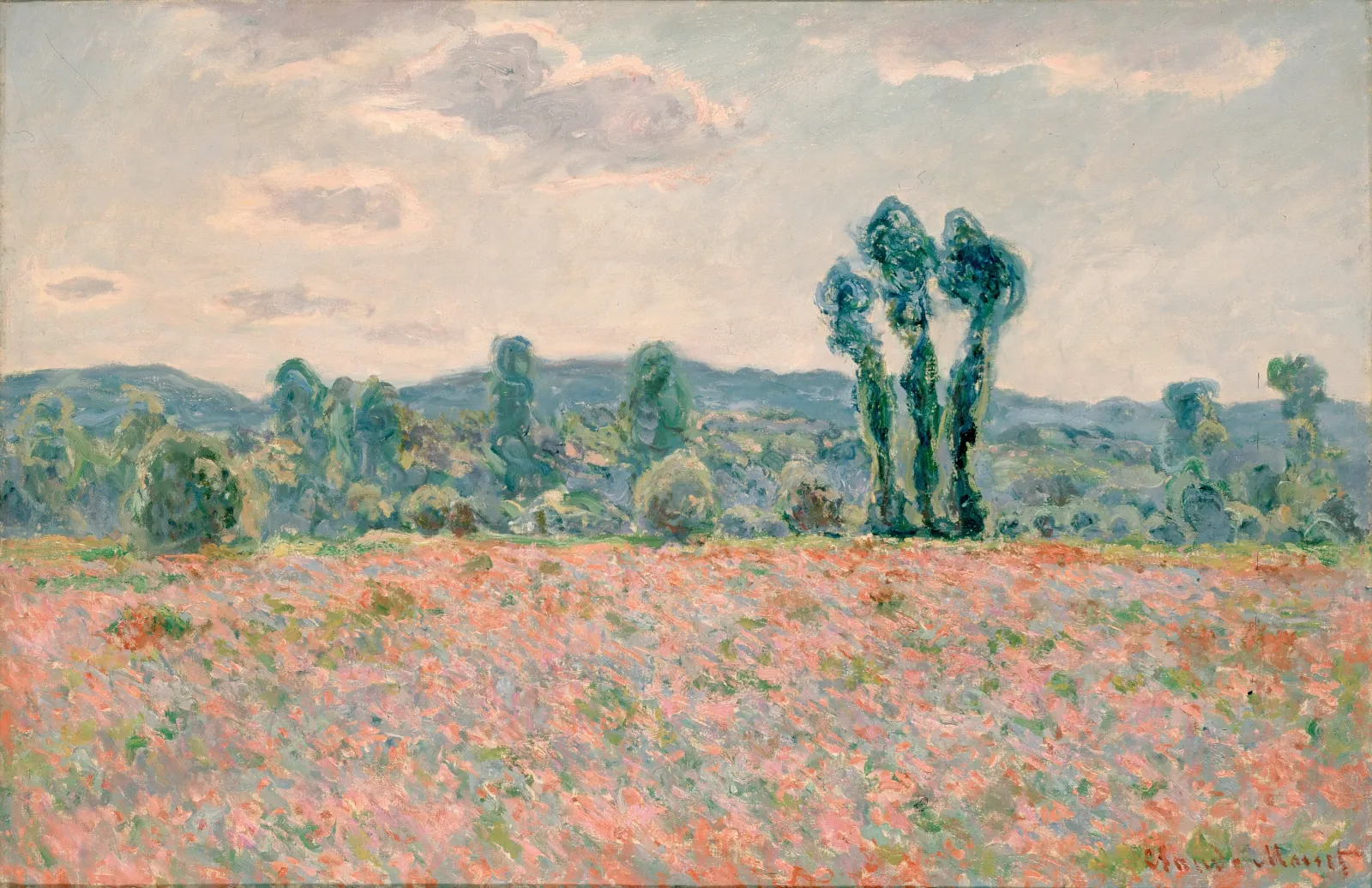 Champ de coquelicots, Claude Monet