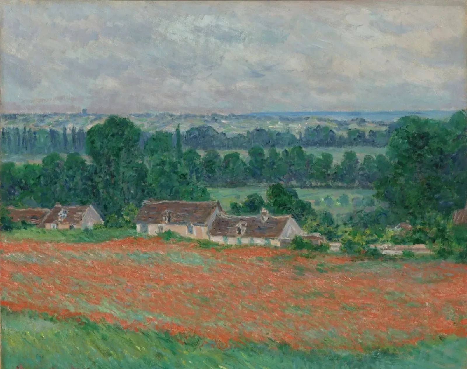 Champs de coquelicots à Giverny, Claude Monet