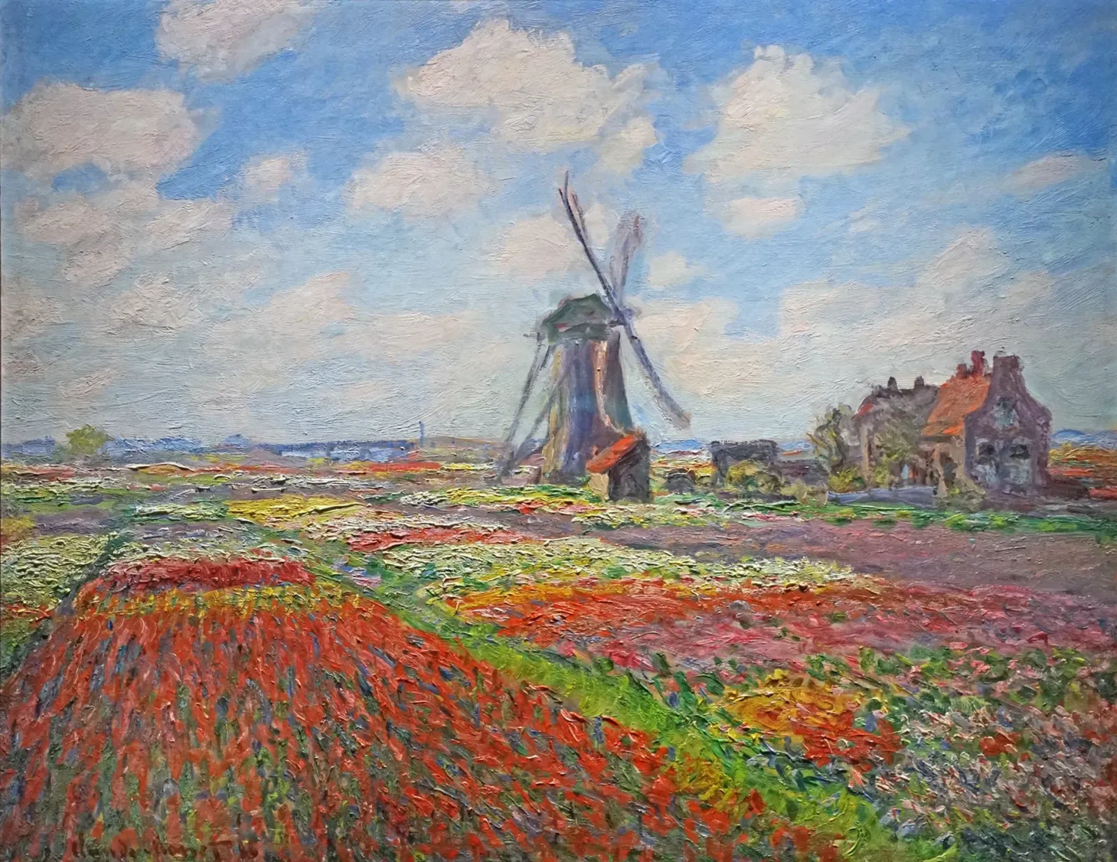 Champs de tulipes en Hollande, Claude Monet